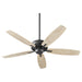 Breeze Patio Transitional Patio Fan in Textured Black