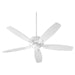 Breeze Patio Transitional Patio Fan in Studio White