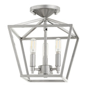 Gabriel Transitional Ceiling Mount in Classic Nickel