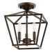 Gabriel Transitional Ceiling Mount in Oiled Bronze