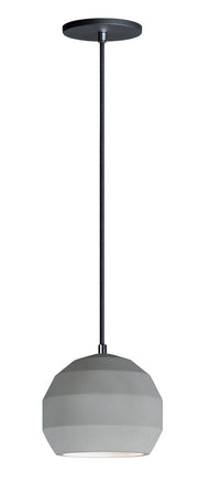 Hive 1-Light LED Pendant in Gray