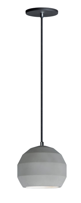 Hive 1-Light LED Pendant in Gray