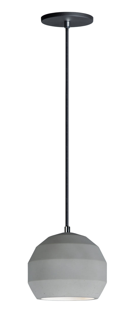 Hive 1-Light LED Pendant in Gray