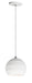 Hive 1-Light LED Pendant in White