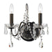 Butler 2 Light Wall Mount in English Bronze with Swarovski Spectra Crystal