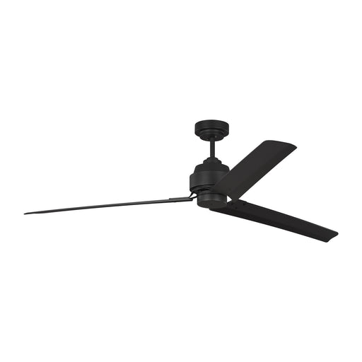 Arcade 68 Ceiling Fan in Midnight Black with Midnight Black Blade