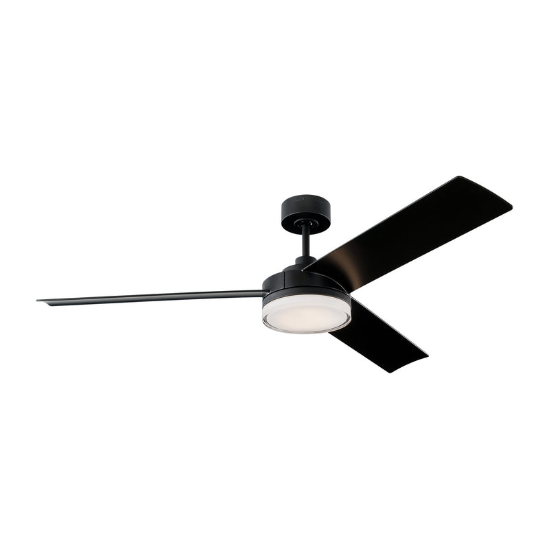 Cirque Ceiling Fan in Midnight Black with Midnight Black Blade