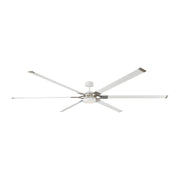 Loft Ceiling Fan in Matte White with Matte White Blade