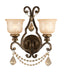 Norwalk 2-Light Wall Mount in Bronze Umber by Crystorama - MPN 7502-BU-GT-S