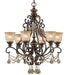 Norwalk 6-Light Chandelier in Bronze Umber by Crystorama - MPN 7516-BU-GT-S