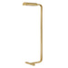 Renwick 1 Light Floor Lamp in Aged Brass with Aged Brass Metal Shade