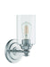 Dardyn One Light Wall Sconce in Brushed Polished Nickel