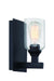 Chicago One Light Wall Sconce in Flat Black