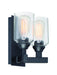Chicago Two Light Wall Sconce in Flat Black