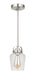 Trystan One Light Mini Pendant in Brushed Polished Nickel