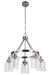Foxwood Five Light Chandelier in Brushed Polished Nickel