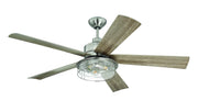 Garrick 56" Ceiling Fan in Brushed Polished Nickel