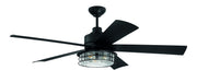 Garrick 56" Ceiling Fan in Flat Black - Lamps Expo