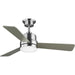 Trevina II Collection 44" Three-Blade Brushed Nickel Ceiling Fan