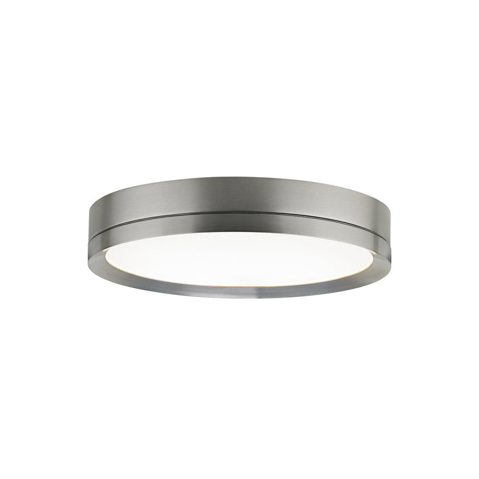 Finch Round Flush Mount in Satin Nickel - Lamps Expo