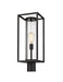 Dunbroch One Light Outdoor Post Mount in Black by Z-Lite Lighting