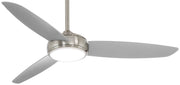 Concept Iv Led 54" Ceiling Fan in Brushed Nickel Wet