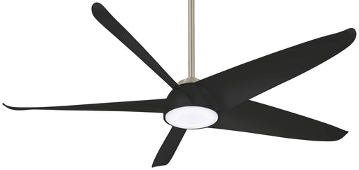 Ellipse 60" Ceiling Fan in Brushed Nickel/Coal