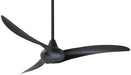 Wave 52" Ceiling Fan in Coal