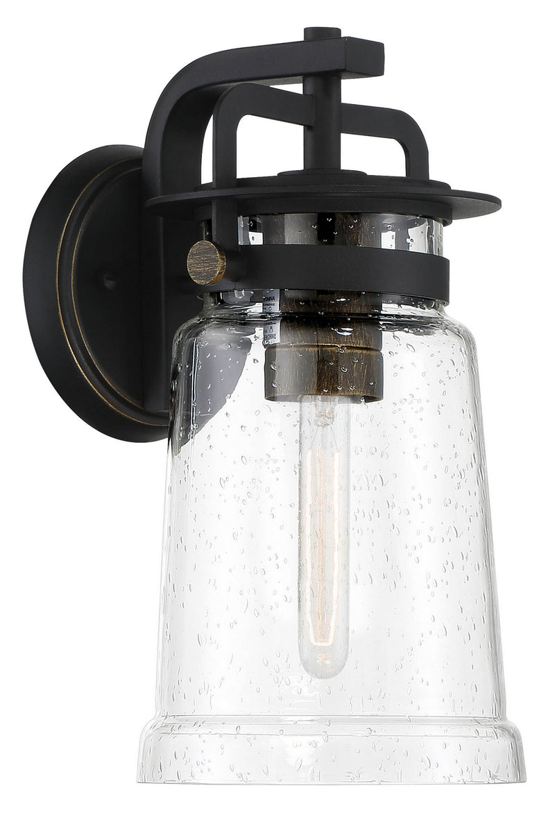 Maribel Heights 1-Light Outdoor Wall Mount in Sand Coal - Lamps Expo