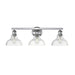 Carver 3-Light Bath Vanity in Chrome