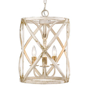 Alcott 3-Light Pendant in Antique Ivory