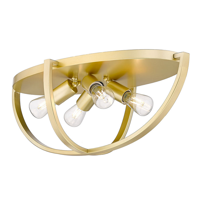 Colson 24" Flush Mount in Olympic Gold
