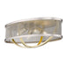 Colson 24" Flush Mount (with Shade) in Olympic Gold