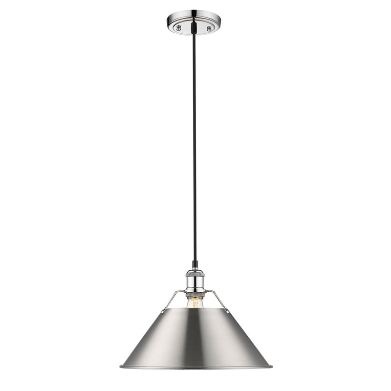 Orwell Large Pendant - 14" (Convertible) in Chrome