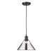 Orwell Medium Pendant - 10" (Convertible) in Matte Black