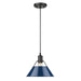 Orwell Medium Pendant - 10" (Convertible) in Matte Black