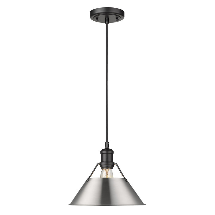 Orwell Medium Pendant - 10" (Convertible) in Matte Black