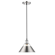 Orwell Medium Pendant - 10" (Convertible) in Chrome