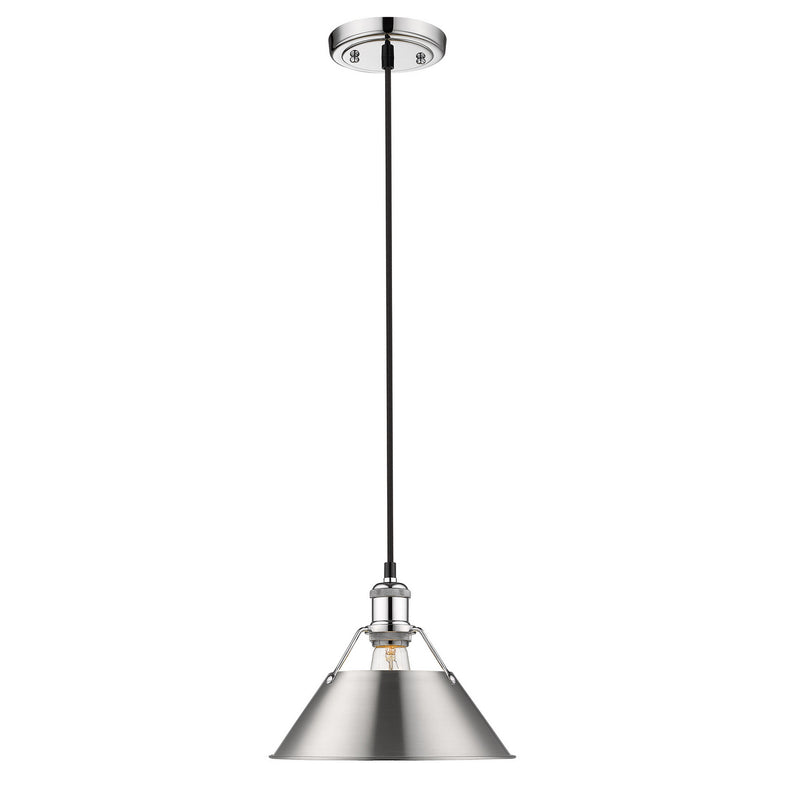 Orwell Medium Pendant - 10" (Convertible) in Chrome