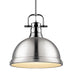Duncan Large Pendant with Rod in Chrome