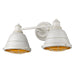 Bartlett 2-Light Bath Vanity in French White