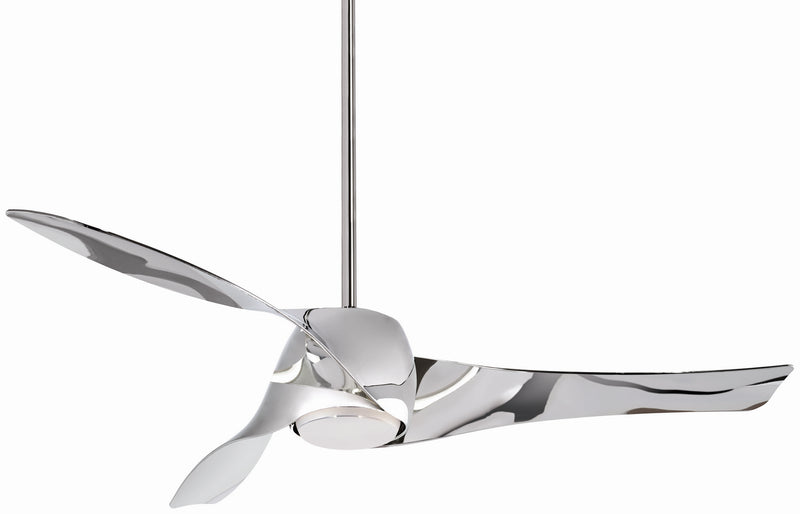 Artemis Led 58" Ceiling Fan in Liquid Nickel