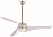 Artemis Led 58" Ceiling Fan in Translucent