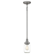 Squire 1-Light Mini Pendant in Galvanized