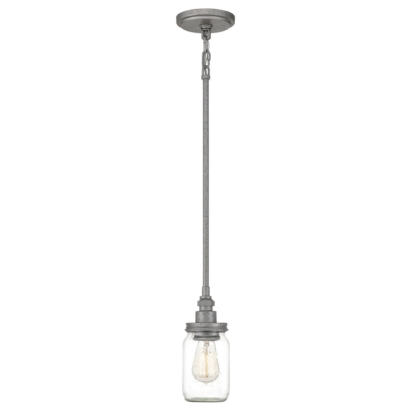 Squire 1-Light Mini Pendant in Galvanized