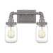 Squire 2-Light Bath Vanity in Galvanized