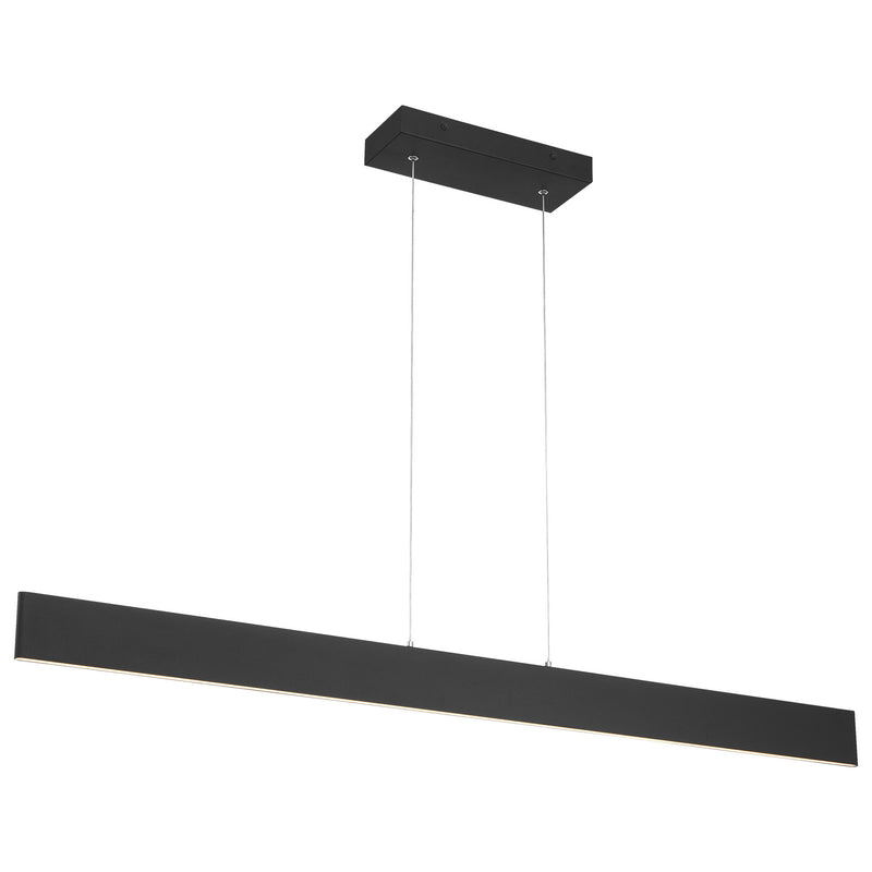 Holm LED Island Pendant in Matte Black