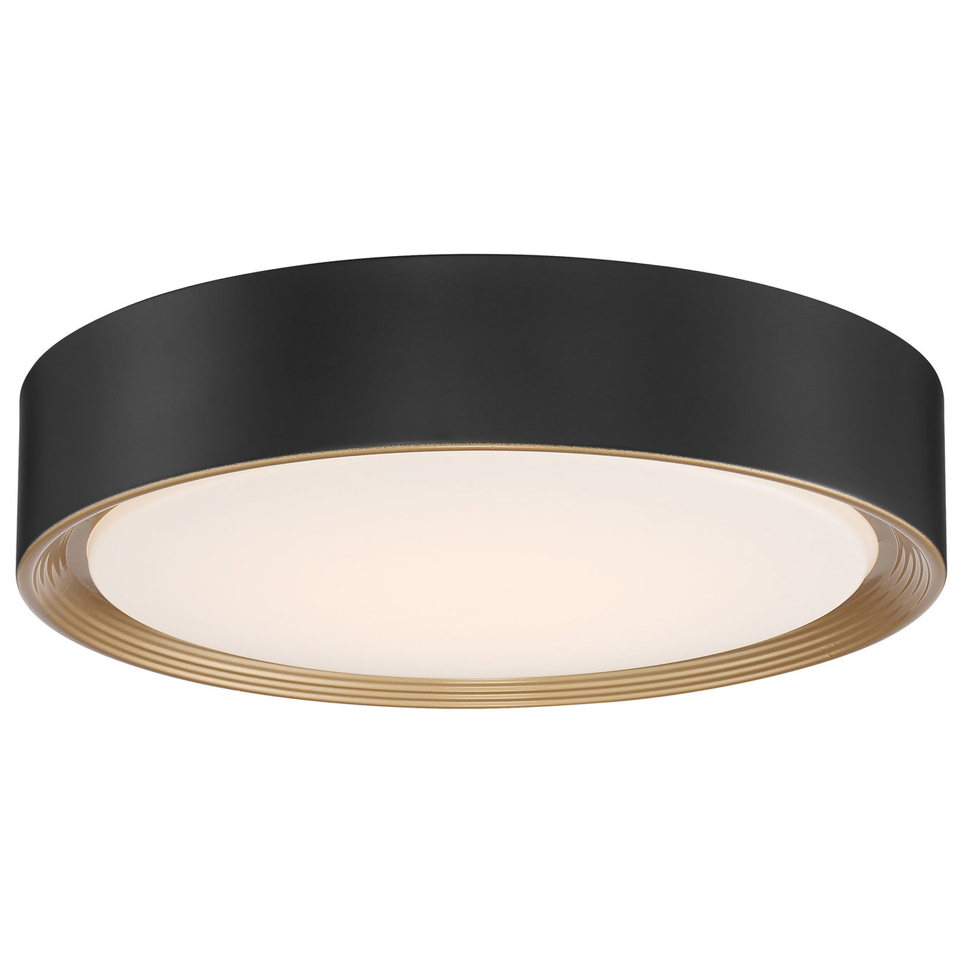 Malaga LED Flush Mount in Matte Black