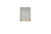 Raine Outdoor Wall Light in Silver