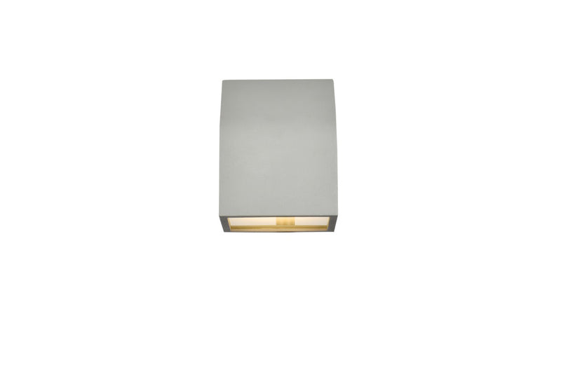 Raine Outdoor Wall Light in Silver